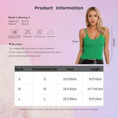 Women Ribbed Knitted Camisole Crop Top