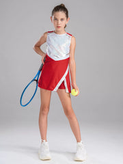 Kids Girls Cheer Leader Costumes Cheerleading Uniforms