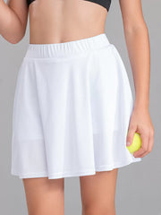 Kids Girls Golf Tennis Mini Skirts with Built-in Shorts