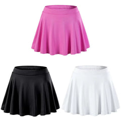 Kids Girls Golf Tennis Mini Skirts with Built-in Shorts
