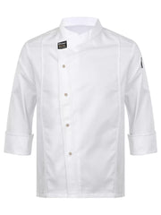 Mens Women Unisex Chef Coat Jackets Kitchen Work Uniform Tops