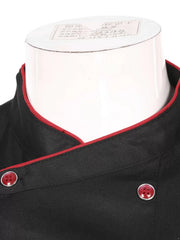 Mens Double-Breasted Chef Coat Cooks Jacket