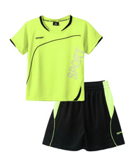 Soccer Jerseys and Shorts Set for Kids Boys Girls