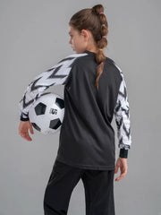 Padded Soccer Goalkeeper Jerseys and Pants for Kids Boys Girls