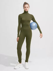 Women Bodycon Bodysuit Long Sleeves Jumpsuit