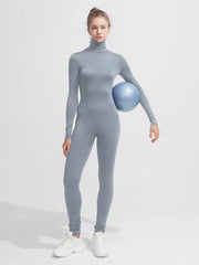 Women Bodycon Bodysuit Long Sleeves Jumpsuit